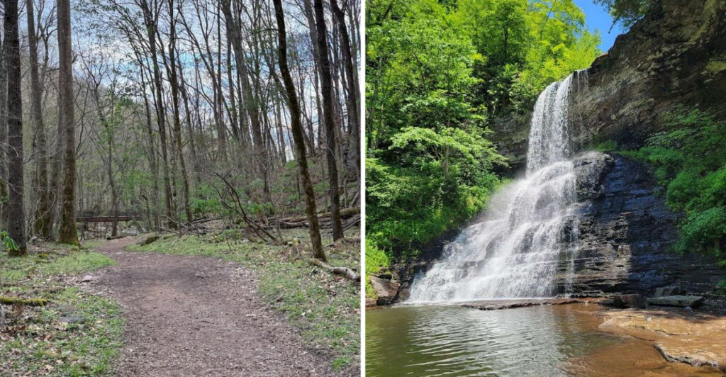This Pembroke Hike Follows Little Stony Creek to a Spectacular Waterfall