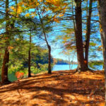 This Pennsylvania State Park Has a Sandy Lake Beach, Mountain Views, and a Hidden Waterfall Hike