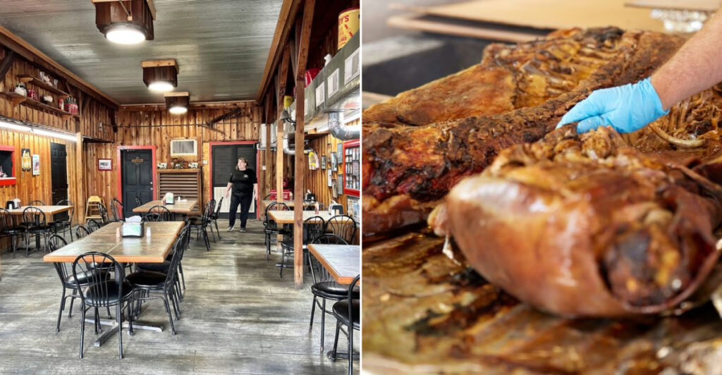 This Small-Town Tennessee Restaurant Keeps Whole-Hog Tradition Alive Over Wood-Fired Pits