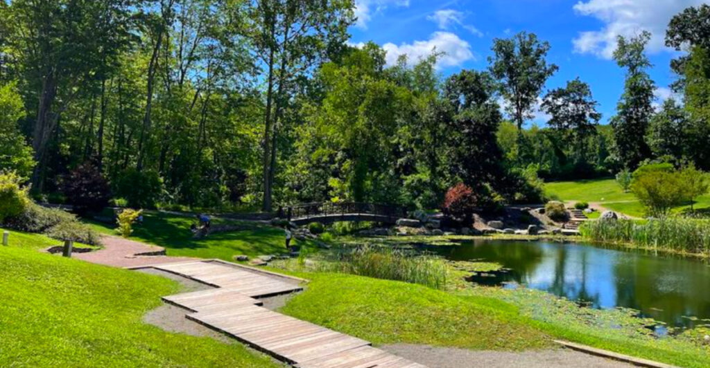 This Stunning Pennsylvania Garden Transformed a Toxic Mining Site Into 460 Acres of Trails, Forests, and Lotus Ponds