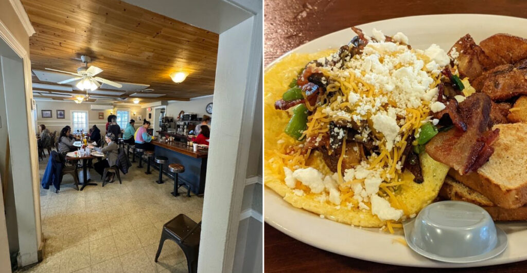 This Tennessee Breakfast Icon Is Famous For Its San Diegan Open Face Omelet