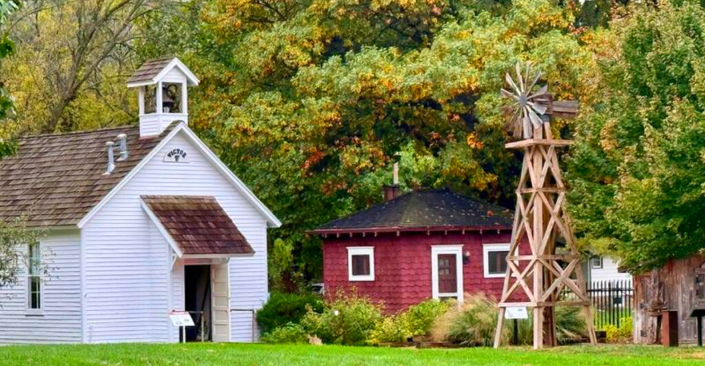 This Topeka Landmark Blends a Victorian Mansion, Botanical Gardens, and an Entire 1880s Pioneer Village