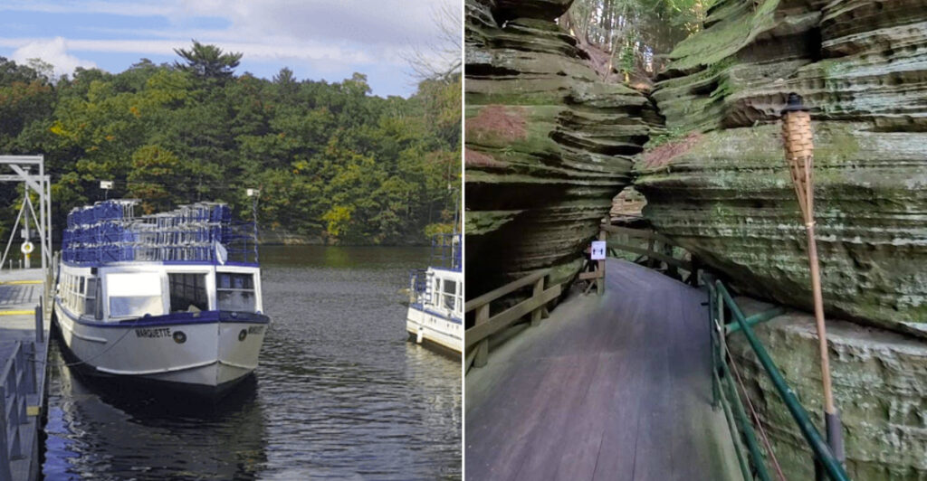 This Upper Dells Shore Landing Leads To One Of Wisconsin’s Most Photographed Canyon Walks