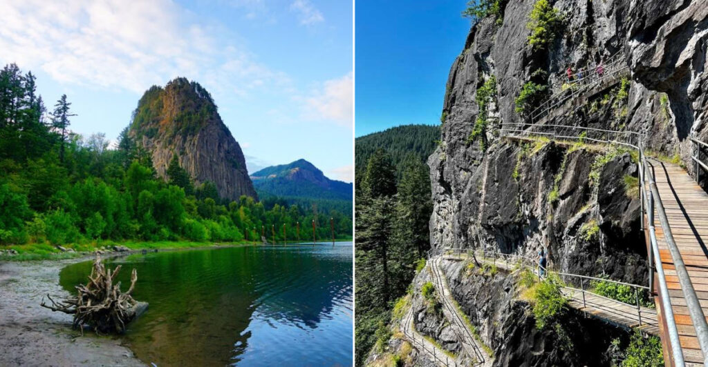 This Washington State Park Hides A Stairway To The Top Of An Ancient Volcano
