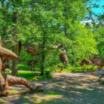 This Wisconsin Roadside Attraction Turns Scrap Metal Into Towering Monsters