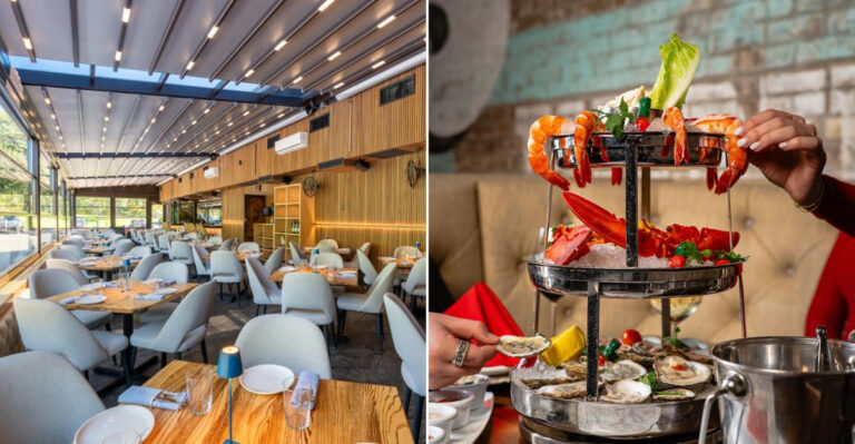 This Yummy New Jersey Restaurant Is Famous for Its Massive Seafood Bar