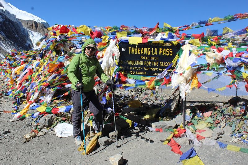 Thorong La Pass, Annapurna Region, Nepal Thorong La Pass, Annapurna Region, Nepal