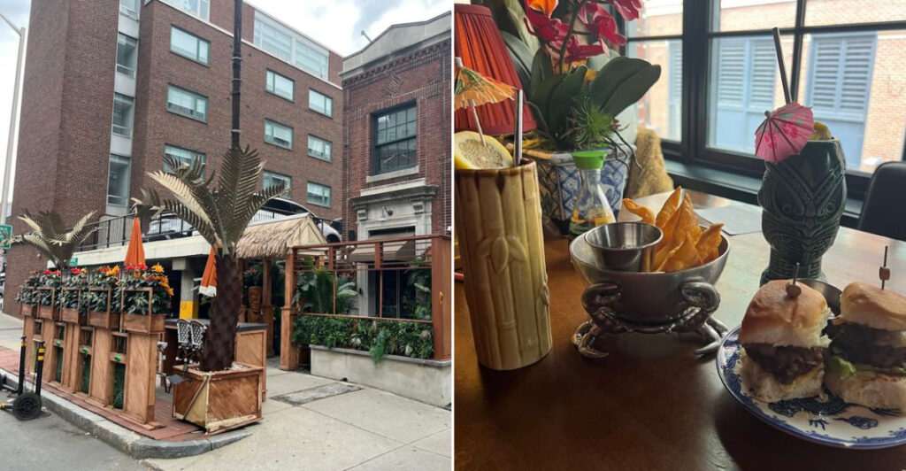 Tucked Away In Massachusetts, This Over-The-Top Bar Makes Dinner Feel Like A Mini Vacation