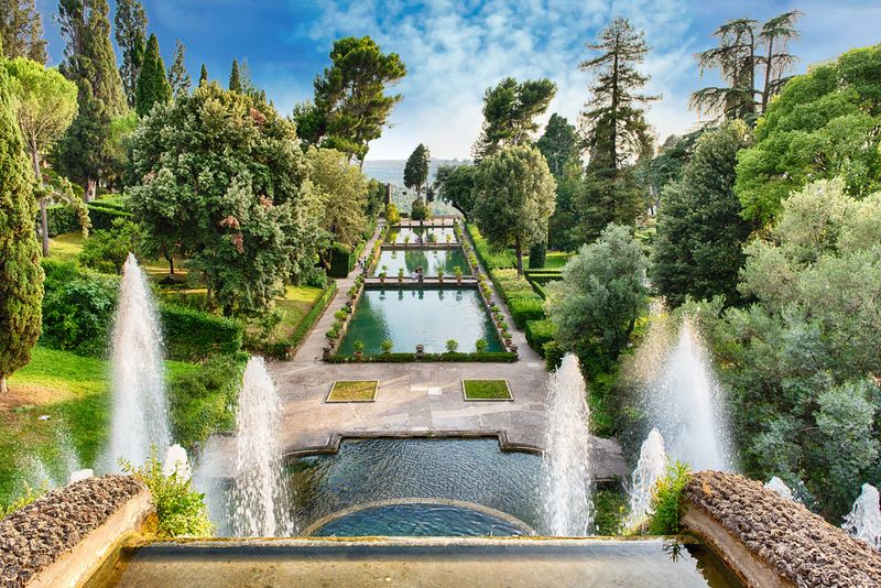 Villa d'Este Gardens - Tivoli, Italy