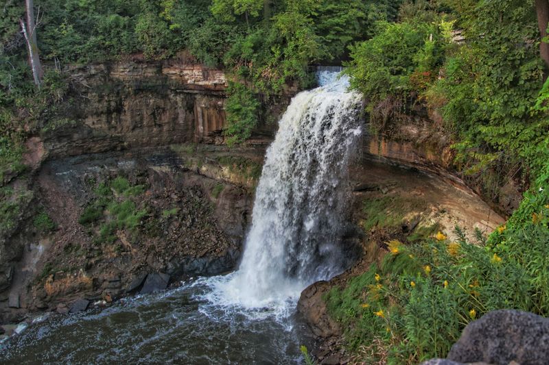 What the Waterfall Actually Looks Like Up Close