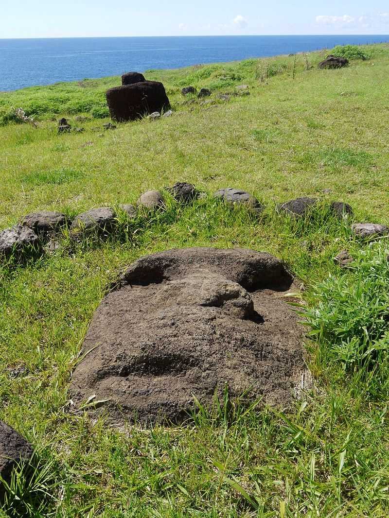 Why Are Some Moai Buried So Deeply?