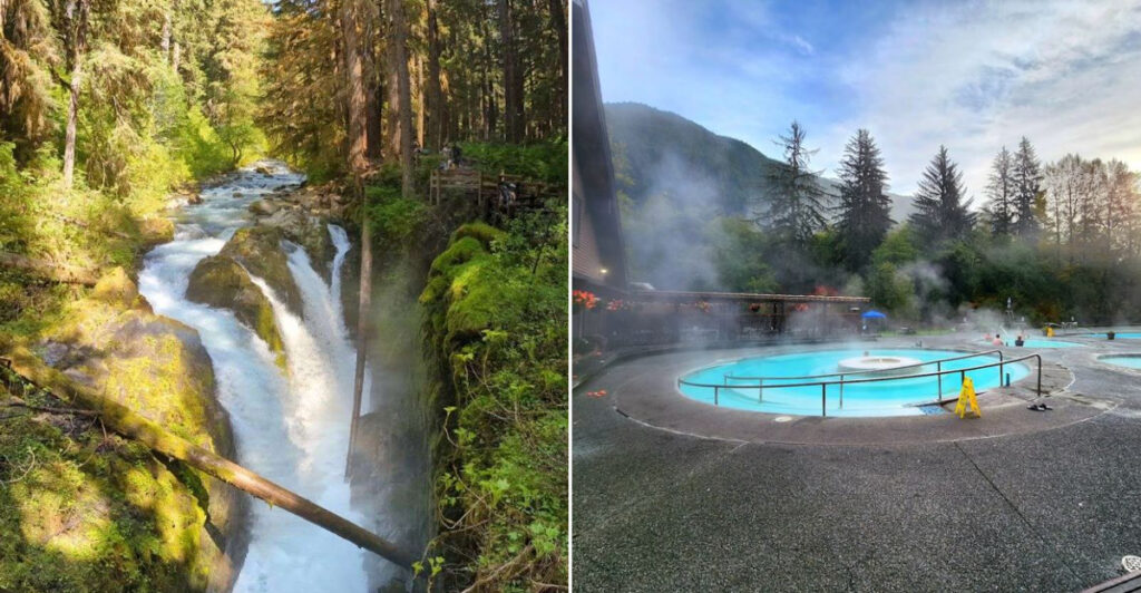A 12-Mile Forest Road Leads to This Washington Hot Springs Resort