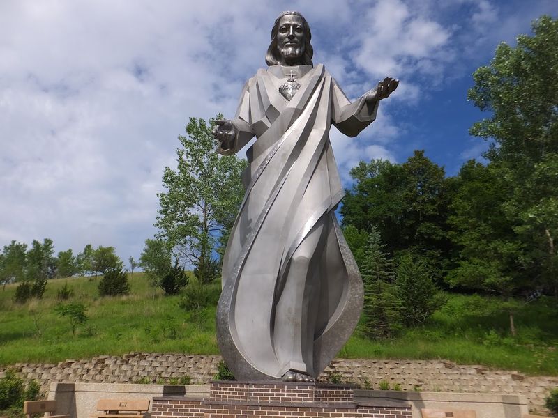 A 35-Foot Christ the Savior Statue That Commands the Hillside A 35-Foot Christ the Savior Statue That Commands the Hillside