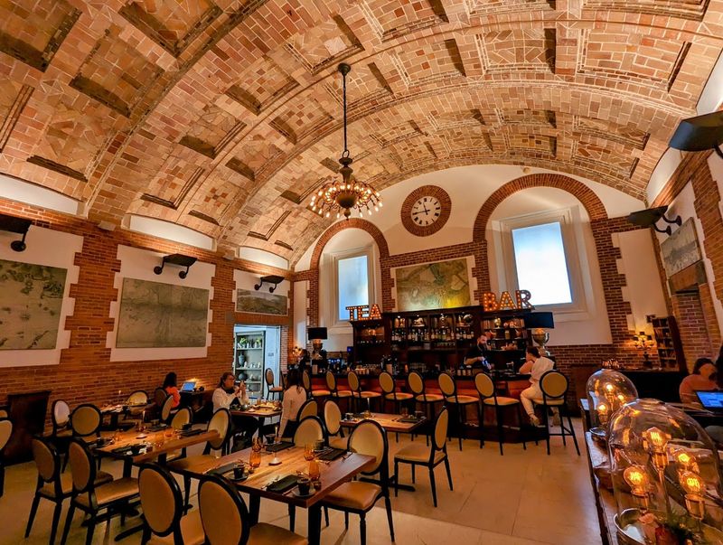 A Cafe, Bookstore, Tea Room, and Modern Amenities