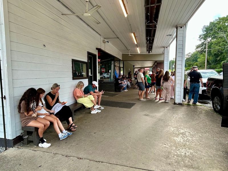 A Crowd That Lines Up Before the Doors Open A Crowd That Lines Up Before the Doors Open