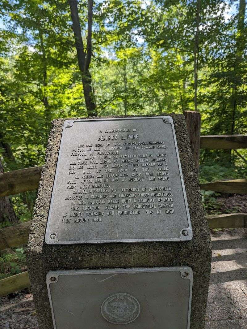 A Plaque That Connects the Park to Its History A Plaque That Connects the Park to Its History