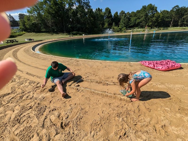 A Sandy Beach With Room to Spread Out A Sandy Beach With Room to Spread Out