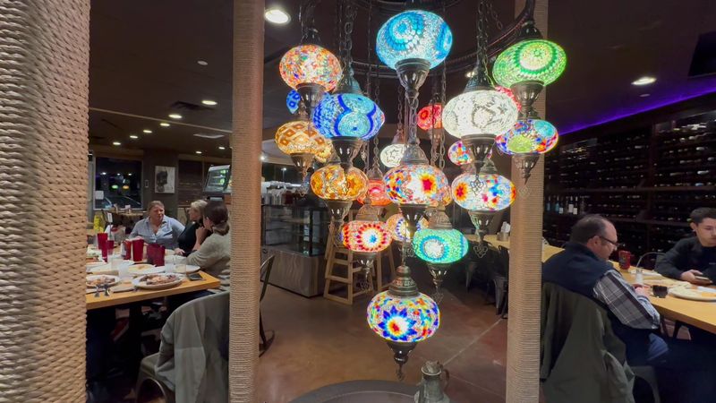 A Warm Atmosphere With Beautiful Turkish Lamps