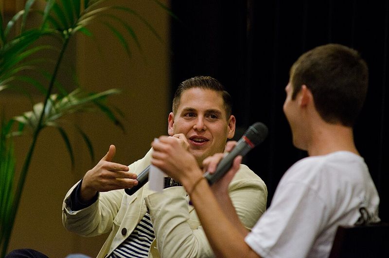 Adam Levine and Jonah Hill Adam Levine and Jonah Hill