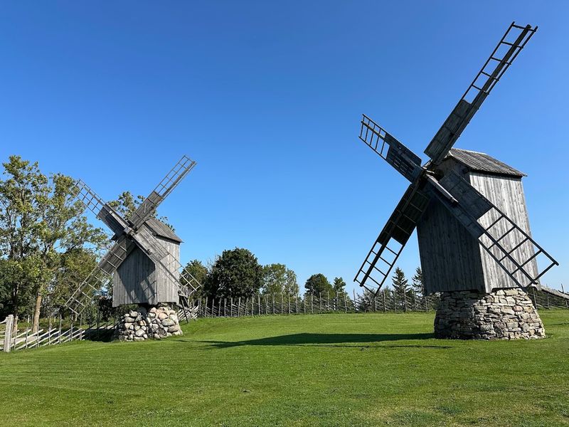 Angla Windmill Hill, Saaremaa, Estonia Angla Windmill Hill, Saaremaa, Estonia