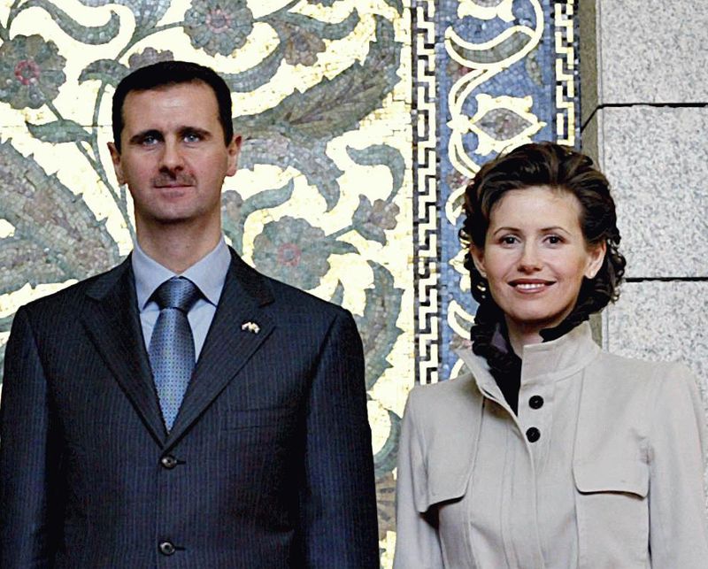 Asma al-Assad and Bashar al-Assad