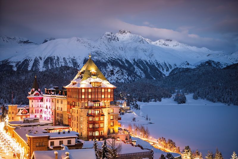 Badrutt's Palace Hotel, St. Moritz, Switzerland