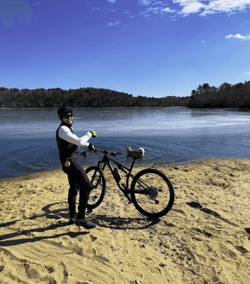 Biking Through The Park And Connecting To The Rail Trail Biking Through The Park And Connecting To The Rail Trail