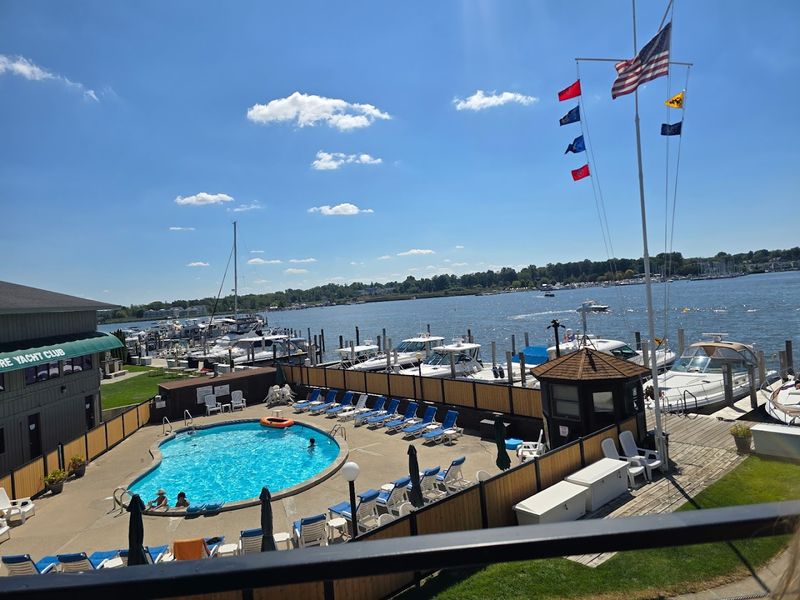 Boats, boardwalk, and constant movement Boats, boardwalk, and constant movement