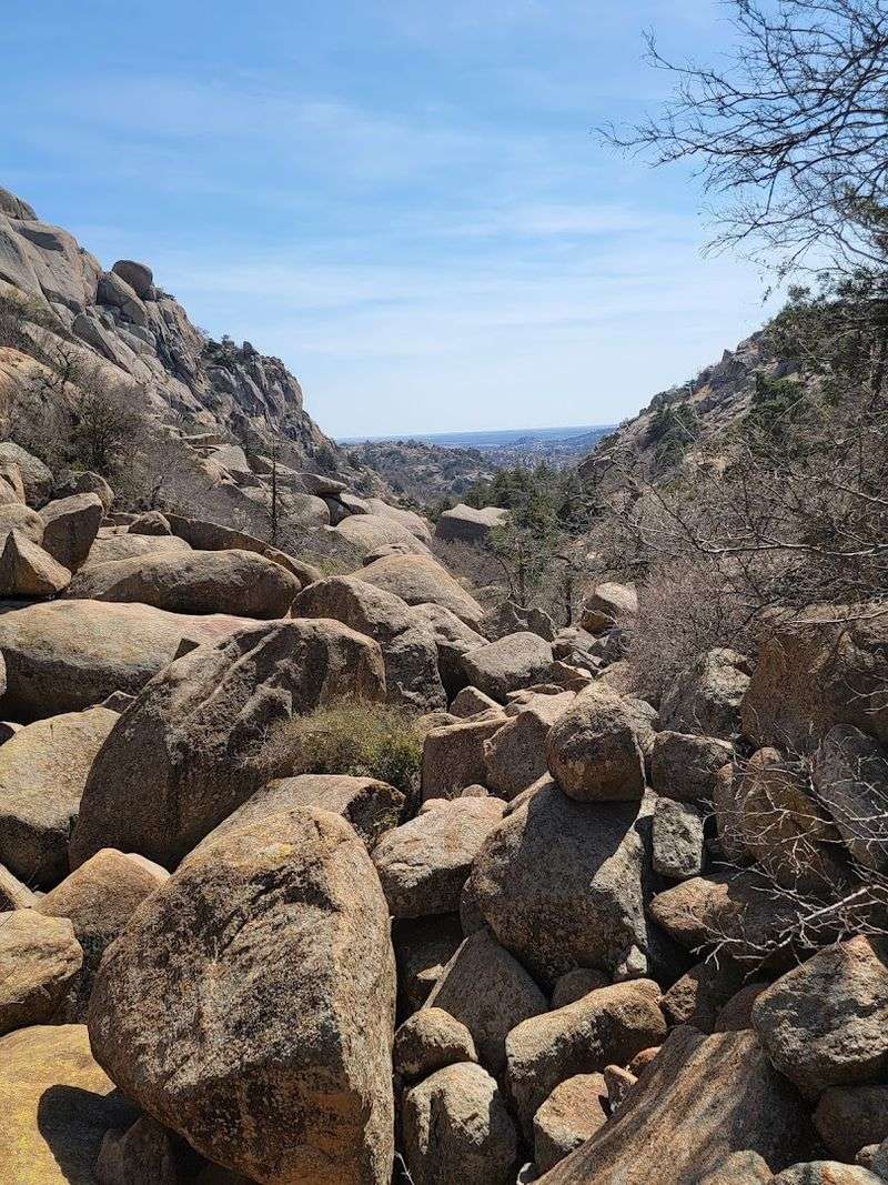 Boulder-Hopping: The Trail's Most Demanding Stretch Boulder-Hopping: The Trail's Most Demanding Stretch