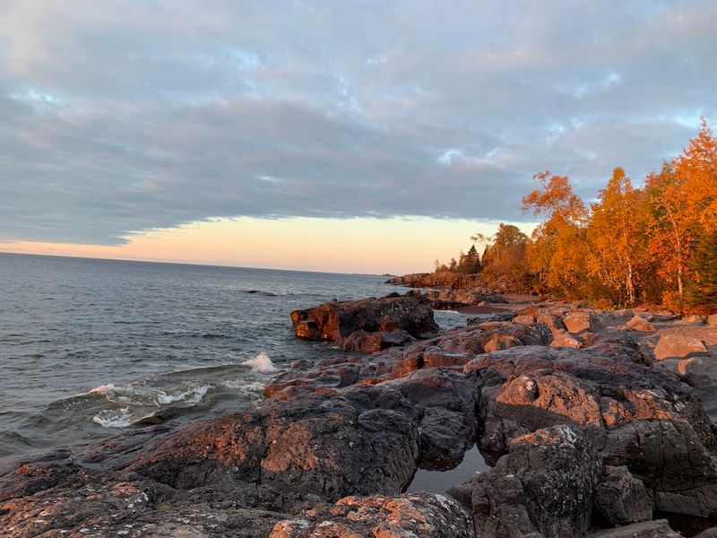 Camping Directly on Lake Superior