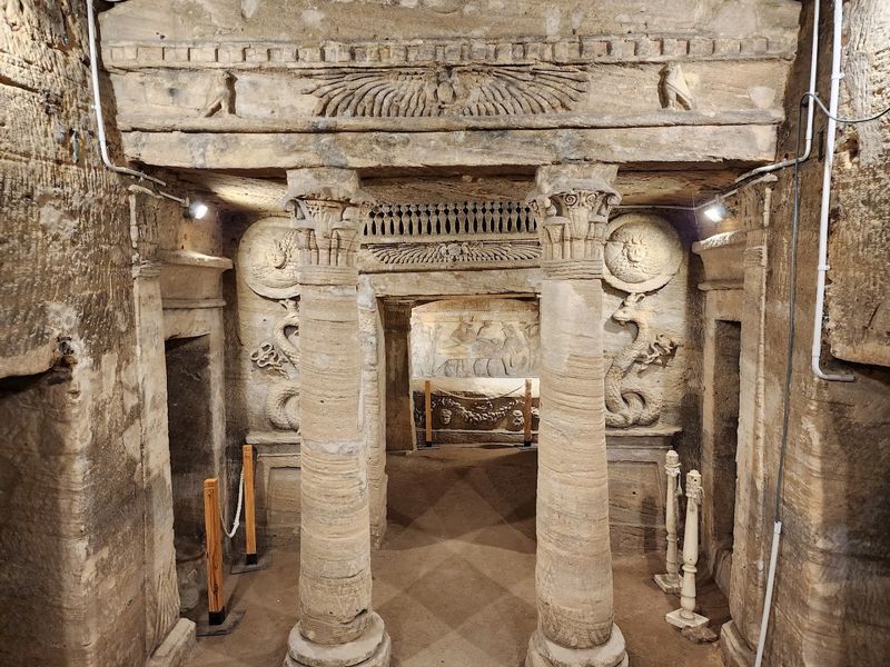 Catacombs of Kom el Shoqafa, Alexandria, Egypt