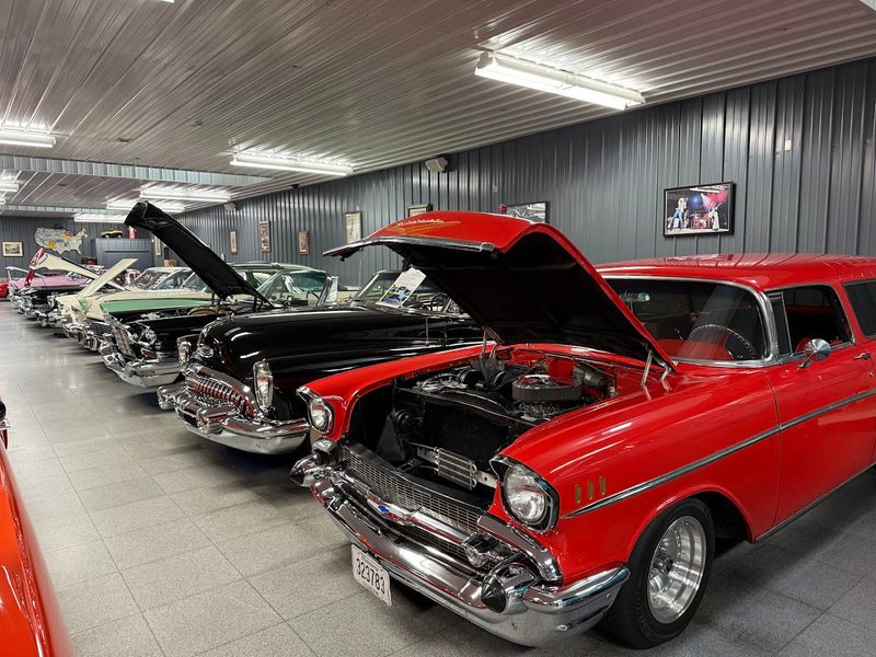 Classic Camaros and 57 Chevys on Display Classic Camaros and 57 Chevys on Display