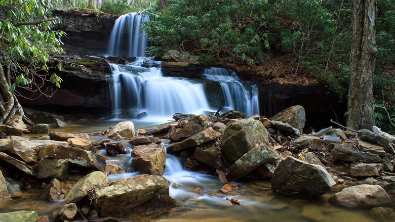 Cole Run Falls, Forbes State Forest, Somerset County, Pennsylvania Cole Run Falls, Forbes State Forest, Somerset County, Pennsylvania