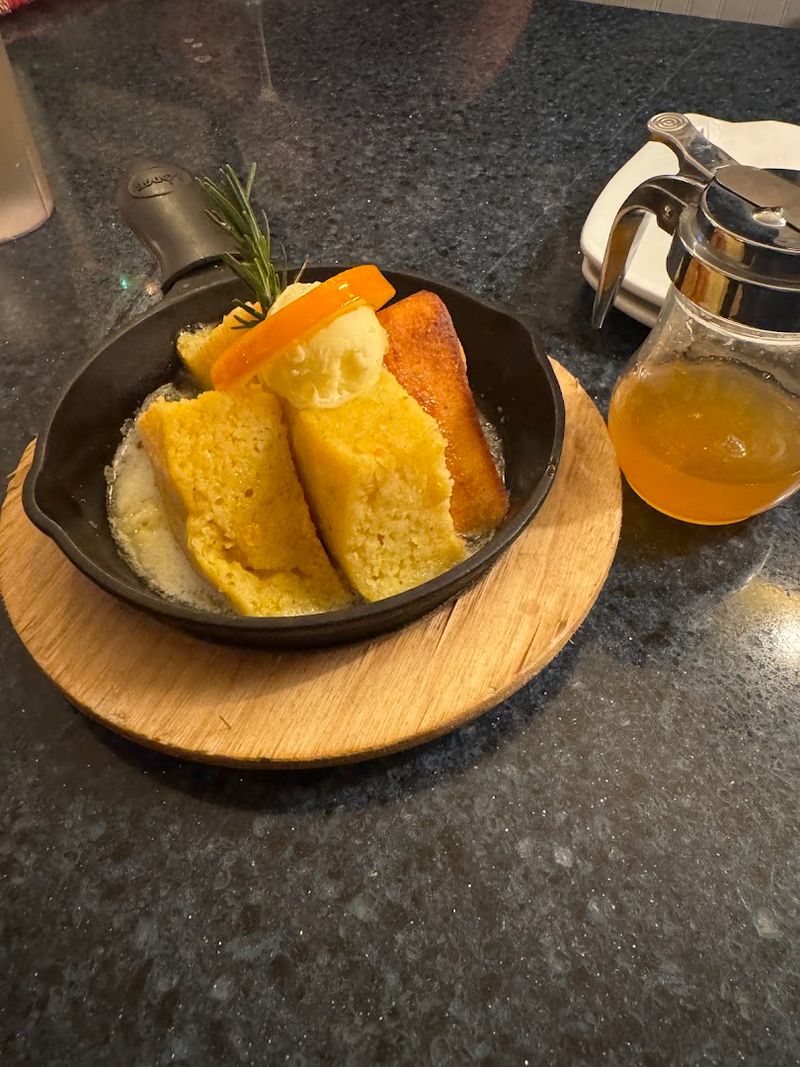 Cornbread, Whipped Butter, and a Honey Sauce Worth Writing Home About Cornbread, Whipped Butter, and a Honey Sauce Worth Writing Home About