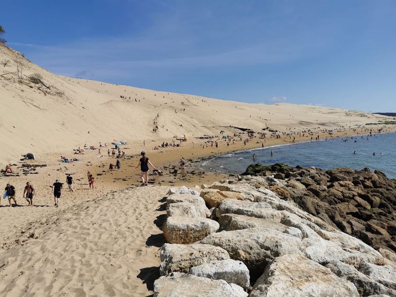 Corniche Beach and Dune du Pilat, Arcachon, France Corniche Beach and Dune du Pilat, Arcachon, France