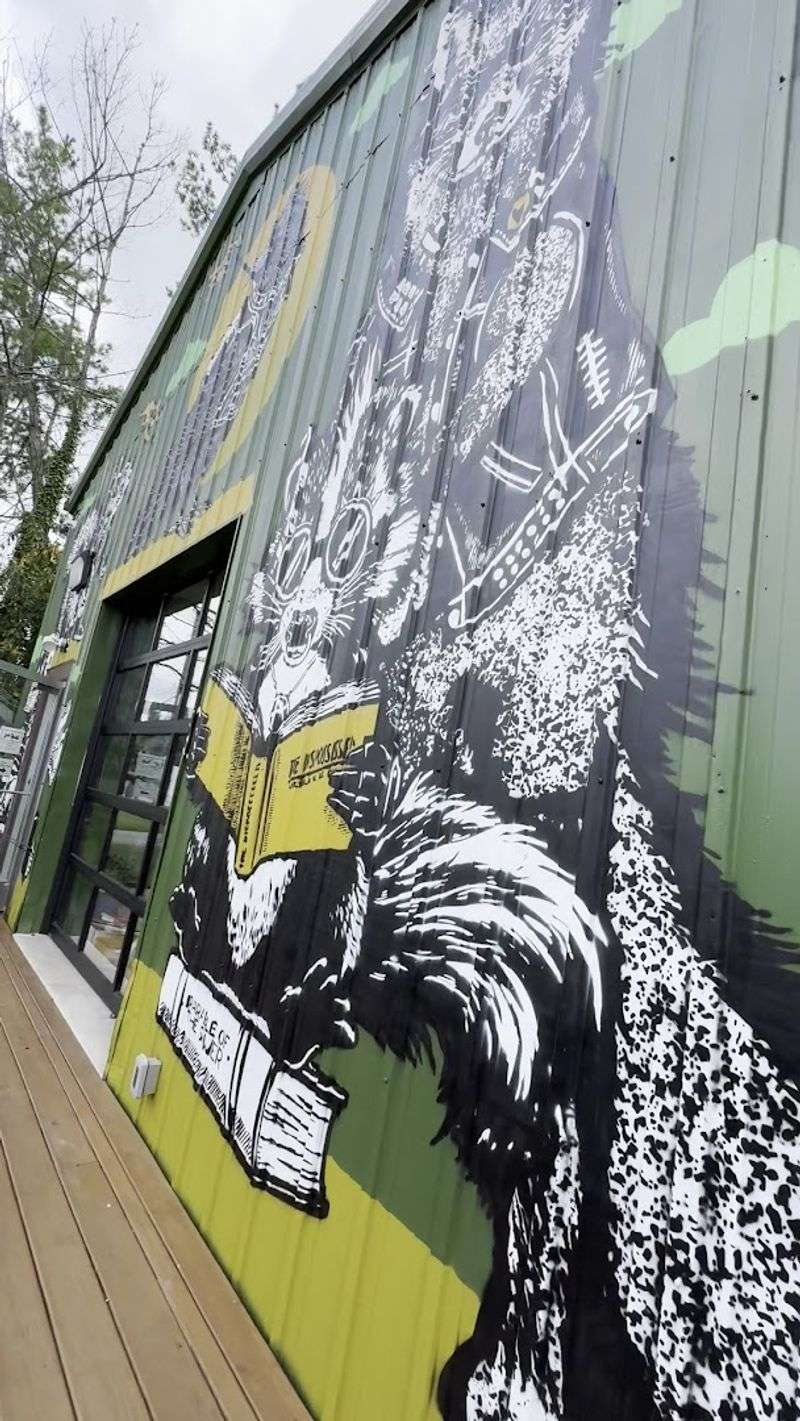 Covers Facing Out and a Reading Raccoon
