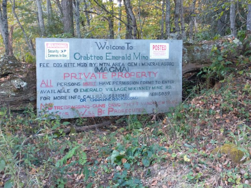 Crabtree Emerald Mine Area — Mitchell County, North Carolina Crabtree Emerald Mine Area — Mitchell County, North Carolina