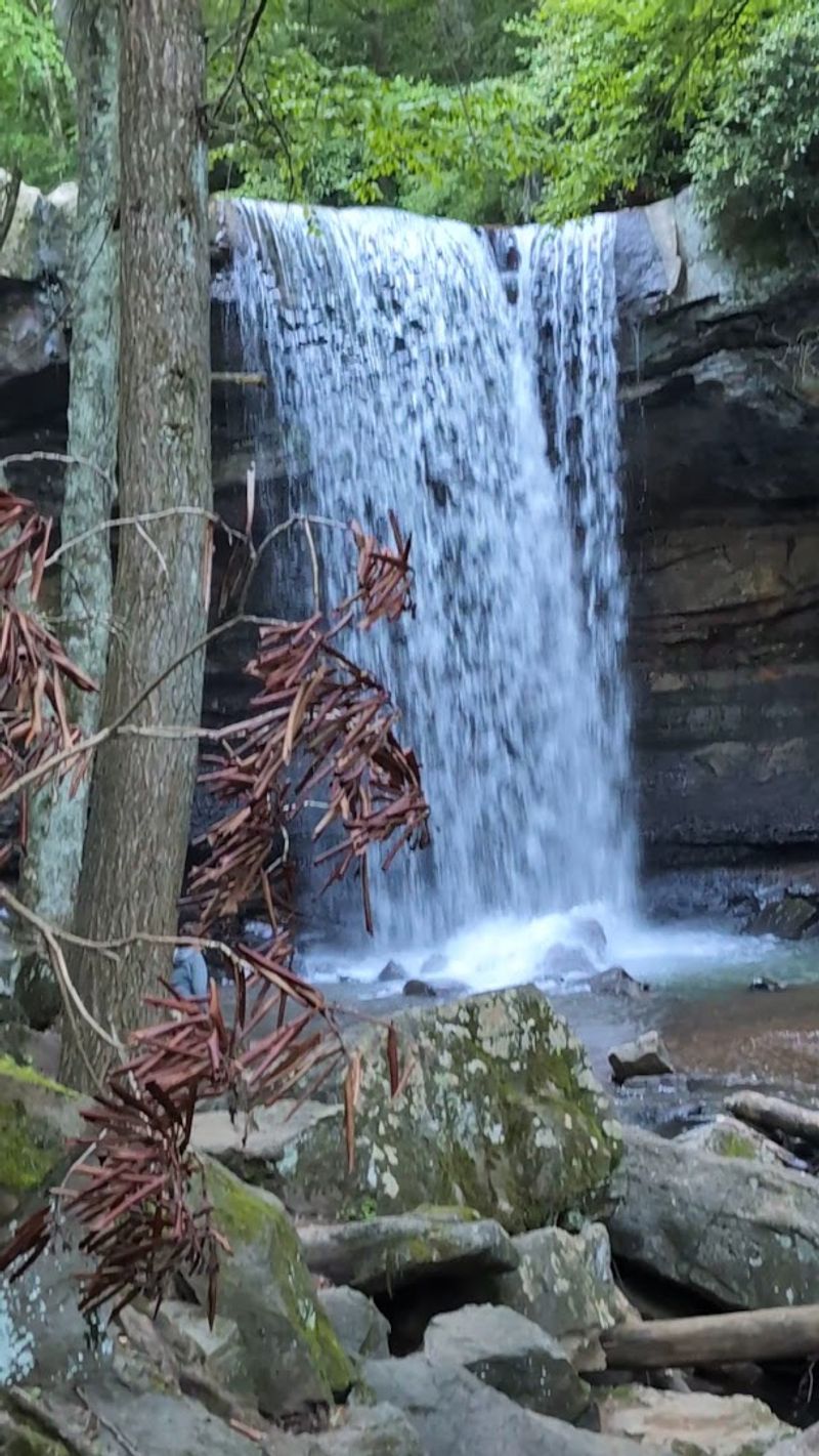 Cucumber Falls, Ohiopyle State Park, Ohiopyle, Pennsylvania Cucumber Falls, Ohiopyle State Park, Ohiopyle, Pennsylvania