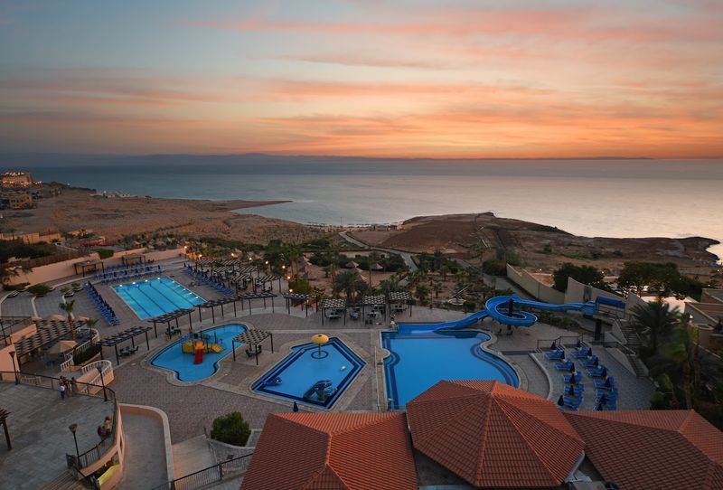 Dead Sea, Israel, West Bank and Jordan (-430 m / -1,411 ft) Dead Sea, Israel, West Bank and Jordan (-430 m / -1,411 ft)