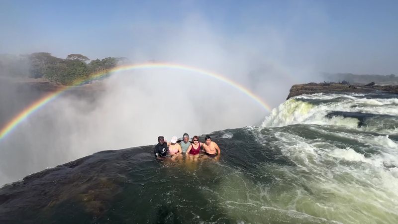 Devil's Pool, Victoria Falls, Zambia and Zimbabwe Devil's Pool, Victoria Falls, Zambia and Zimbabwe