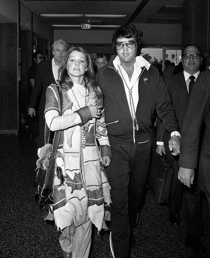 Elvis Presley And Priscilla Beaulieu