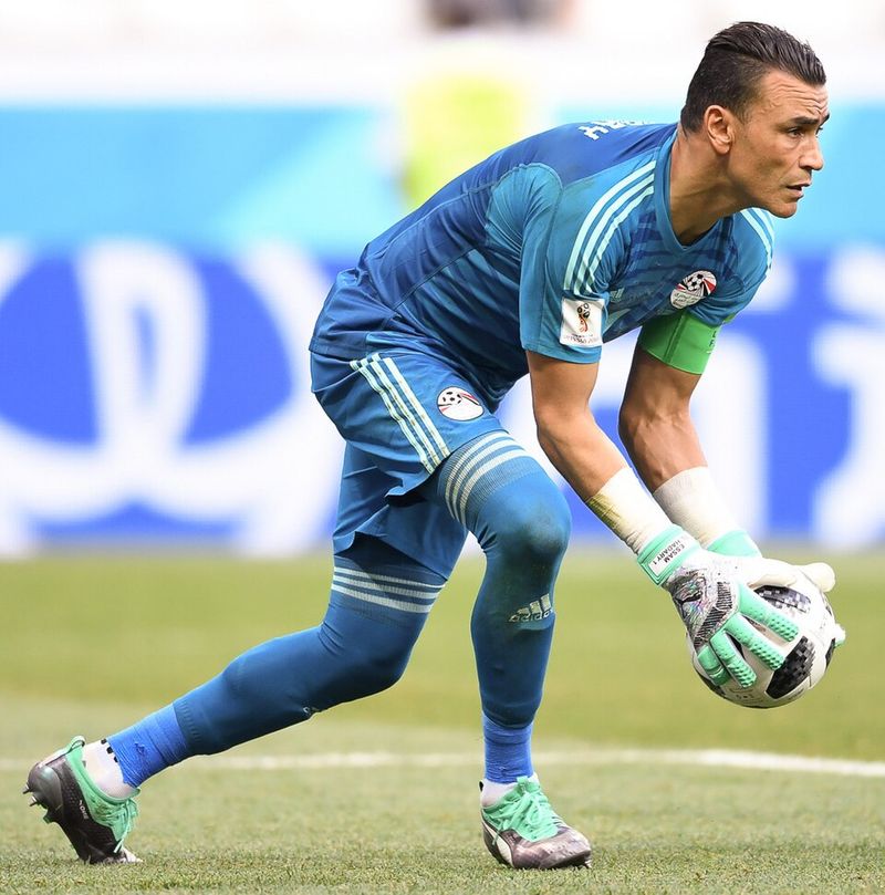 Essam El Hadary (Egypt) - 45 years, 161 days (2018) Essam El Hadary (Egypt) - 45 years, 161 days (2018)