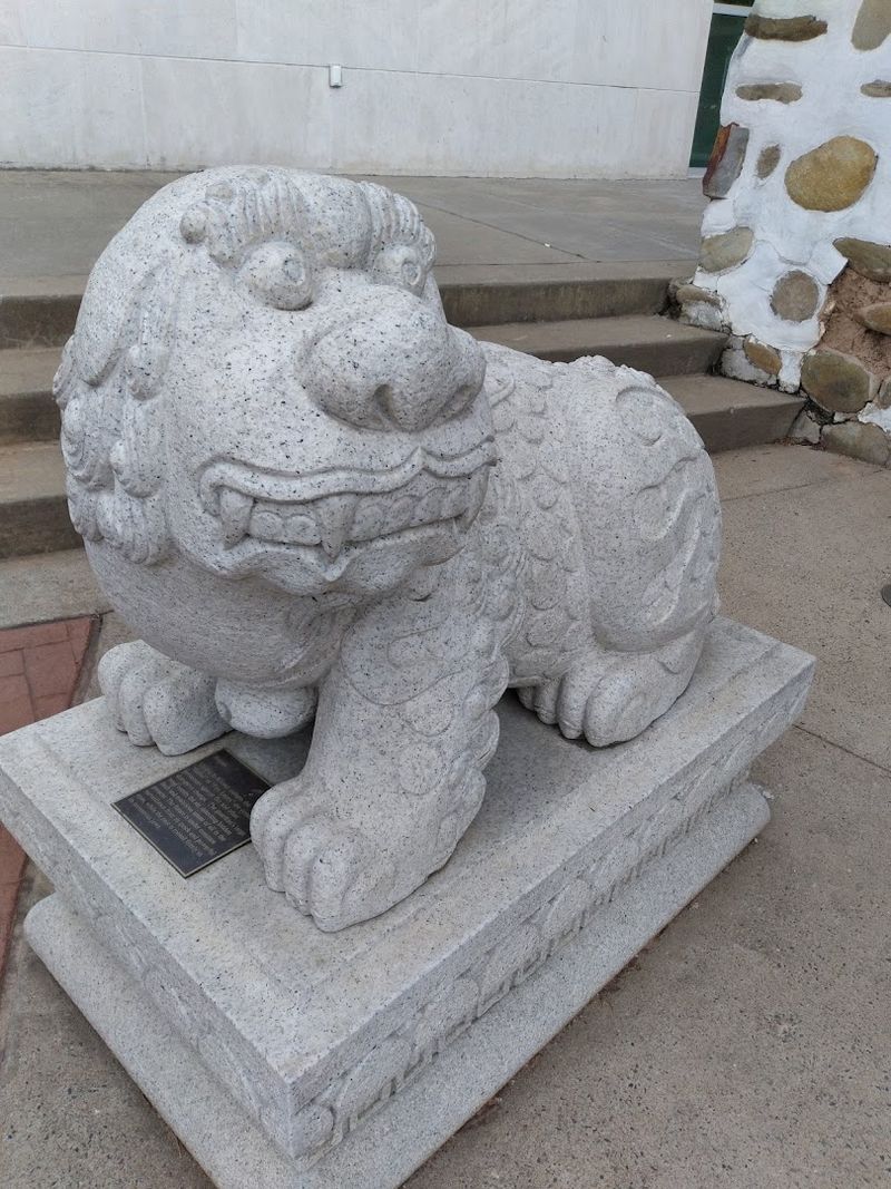 Fierce Guardians Standing Watch at the Entrance Fierce Guardians Standing Watch at the Entrance