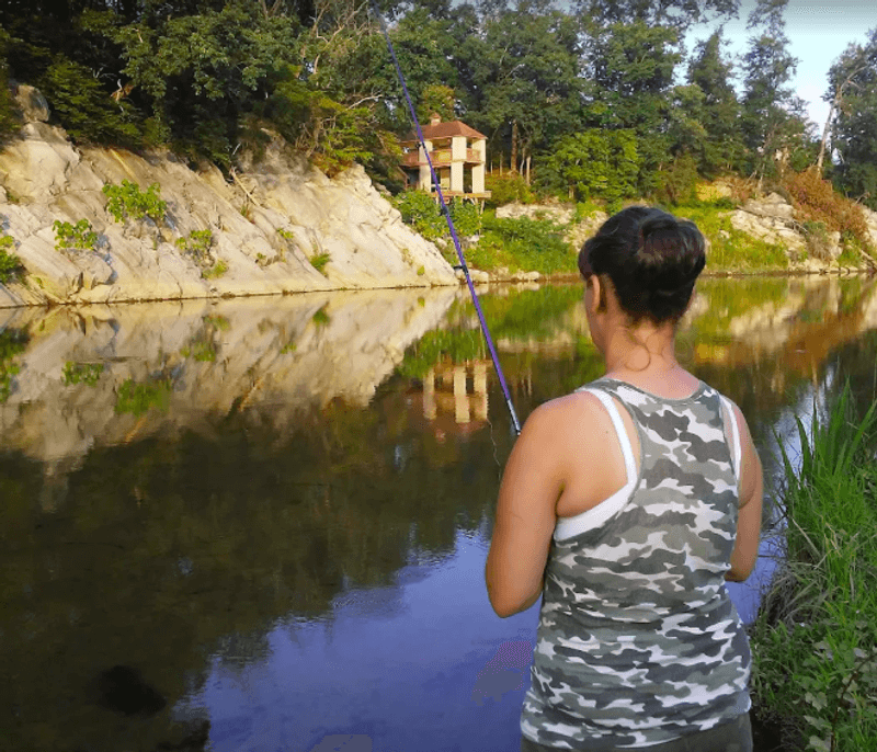 Fishing And The Boat Ramp Area