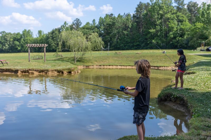 Fishing Pond and Walking Trail for the Quieter Crowd Fishing Pond and Walking Trail for the Quieter Crowd