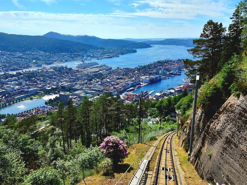 Fløibanen, Bergen, Norway Fløibanen, Bergen, Norway
