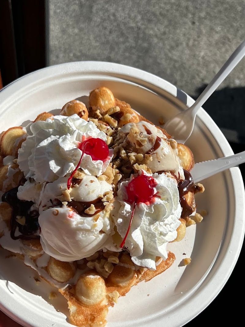 Fresh-Made Waffle Cones and Bubble Waffles Fresh-Made Waffle Cones and Bubble Waffles