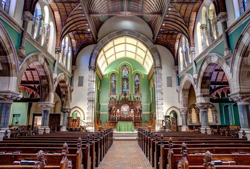 Gothic Arches and Hand-Carved Wood