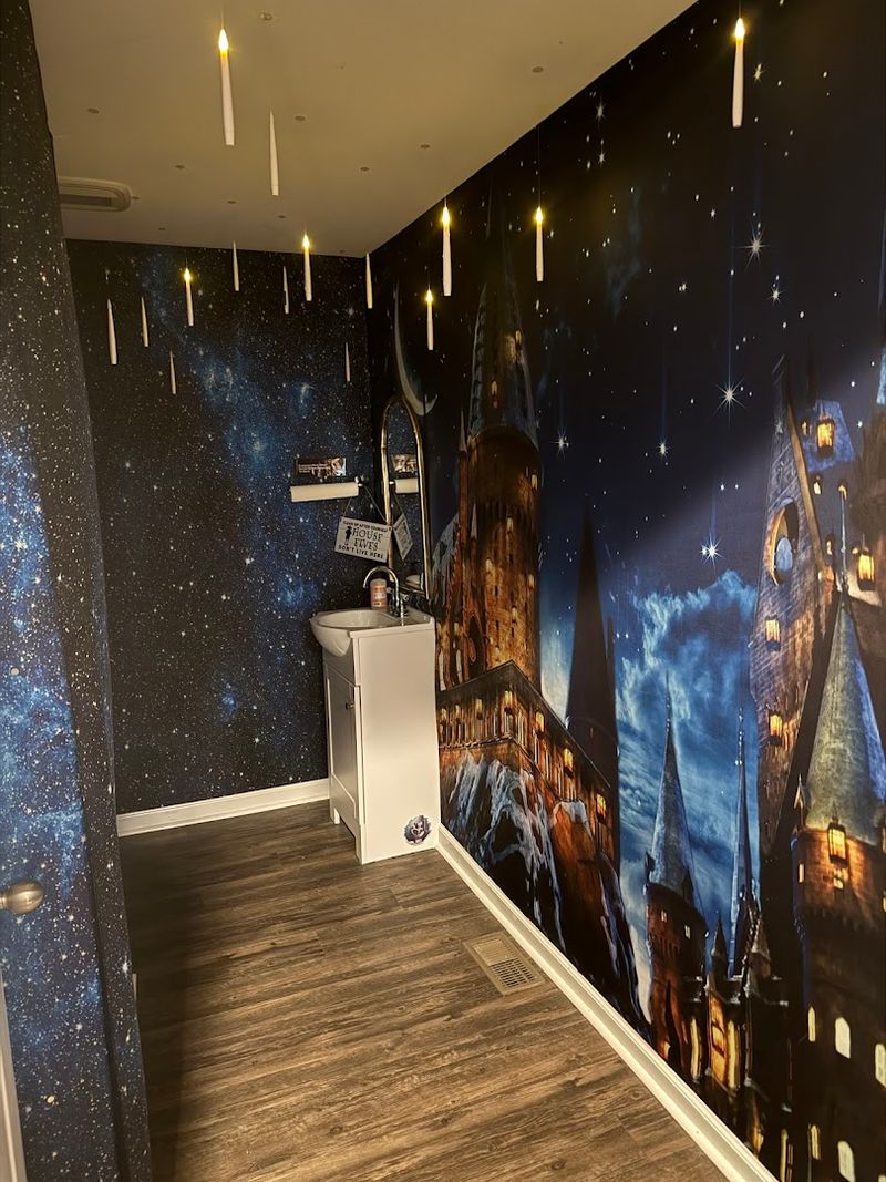 Hogwarts Has a Bathroom Here And It Has Floating Candles Hogwarts Has a Bathroom Here And It Has Floating Candles