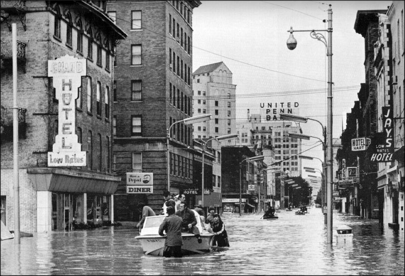 Hurricane Agnes Caused Devastating Flooding Across the Eastern United States Hurricane Agnes Caused Devastating Flooding Across the Eastern United States